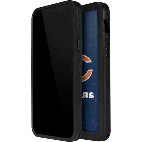 NFL Chicago Bears Distressed iPhone 14 Pro Waterproof Case