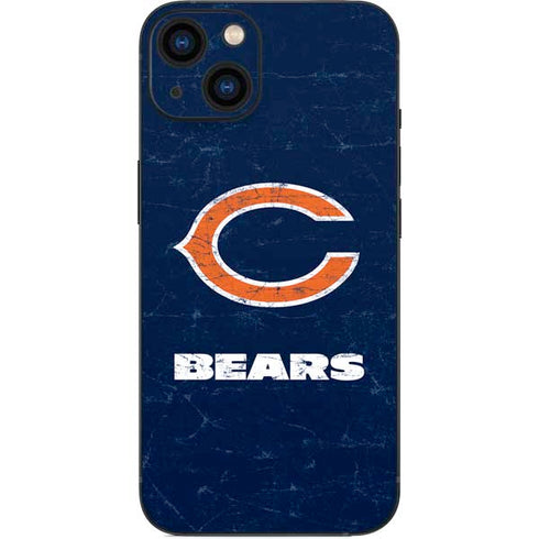 NFL Chicago Bears Distressed iPhone 14 Skin