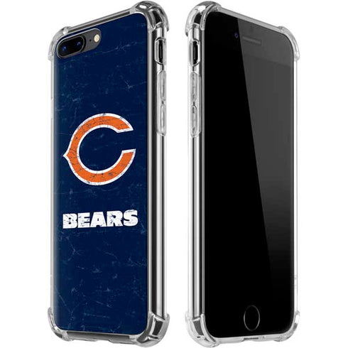 NFL Chicago Bears Distressed iPhone 7/8 Plus Clear Case