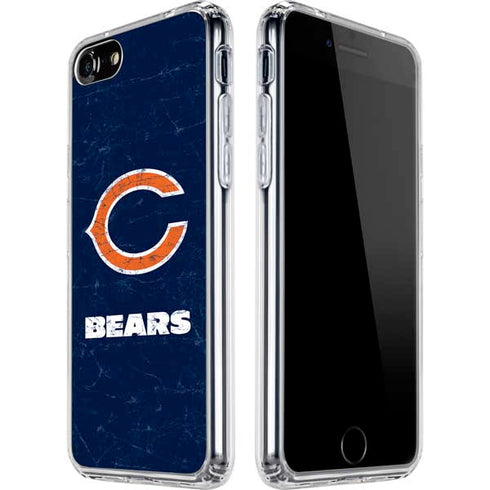NFL Chicago Bears Distressed iPhone SE (2nd & 3rd Gen) Clear Case