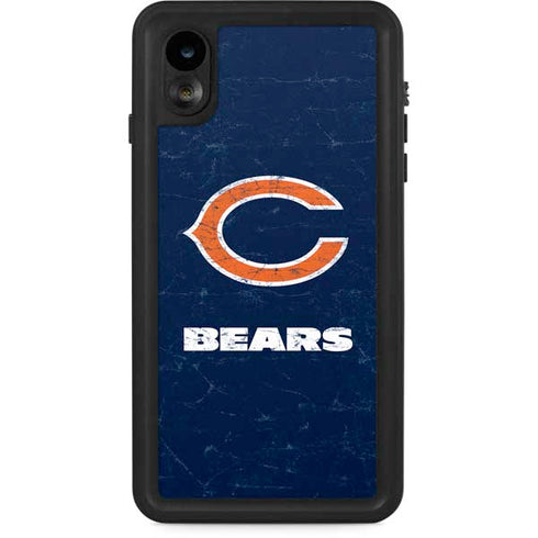 NFL Chicago Bears Distressed iPhone XR Waterproof Case