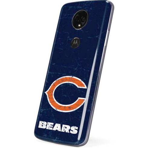 NFL Chicago Bears Distressed Moto E5 Plus Skin