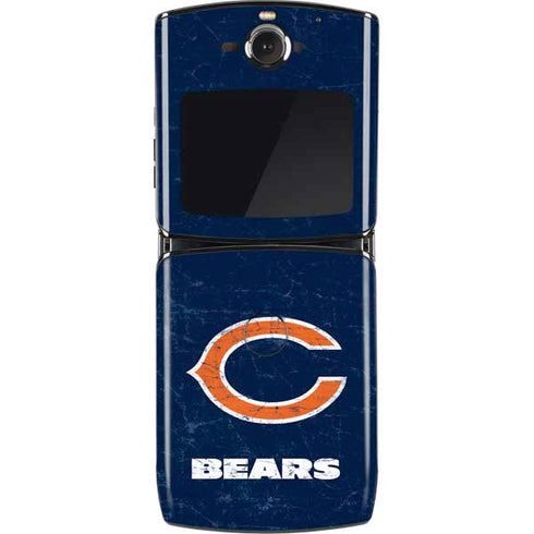 NFL Chicago Bears Distressed Motorola RAZR Skin