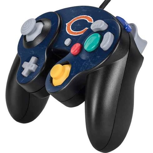 NFL Chicago Bears Distressed Nintendo GameCube Controller Skin