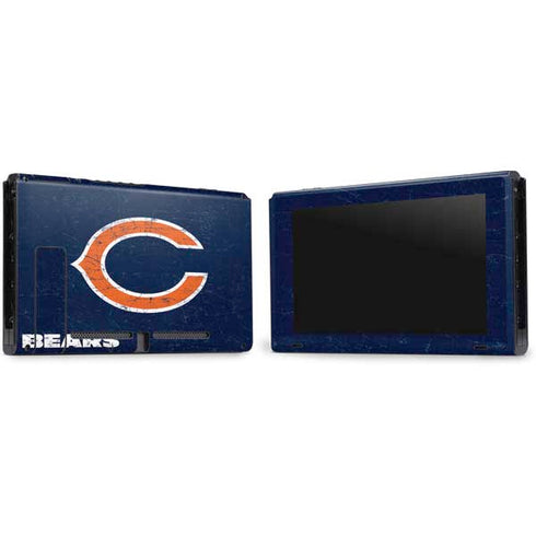 NFL Chicago Bears Distressed Nintendo Switch Bundle Skin