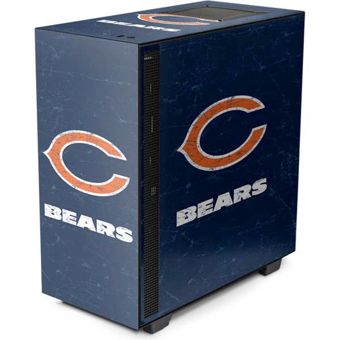 NFL Chicago Bears Distressed NZXT H510 Compact ATX Mid-Tower Case Skin