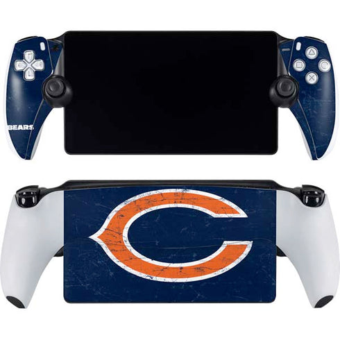 NFL Chicago Bears Distressed PlayStation Portal Remote Player Skin