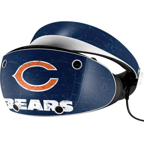 NFL Chicago Bears Distressed PlayStation VR2 Skin