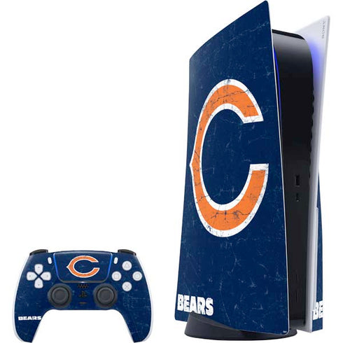 NFL Chicago Bears Distressed PS5 Bundle Skin