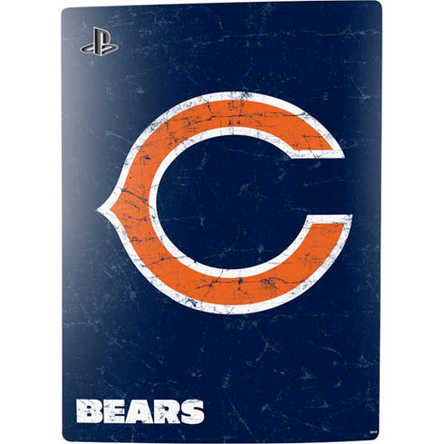 NFL Chicago Bears Distressed PS5 Console Skin