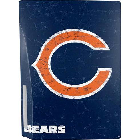NFL Chicago Bears Distressed PS5 Console Skin