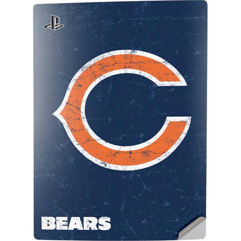 NFL Chicago Bears Distressed PS5 Digital Edition Console Skin