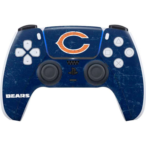 NFL Chicago Bears Distressed PS5 Controller Skin