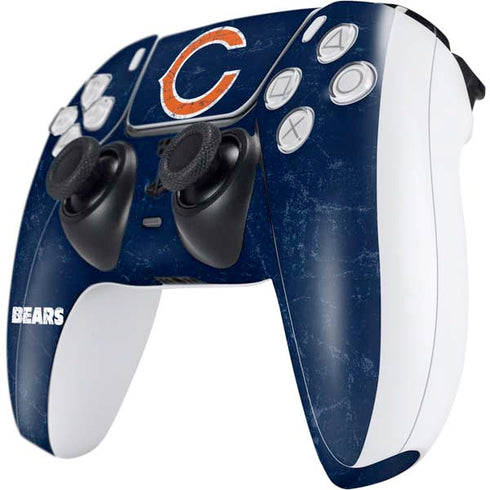 NFL Chicago Bears Distressed PS5 Controller Skin