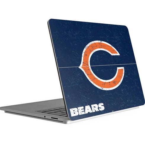 NFL Chicago Bears Distressed Surface Laptop Studio Skin