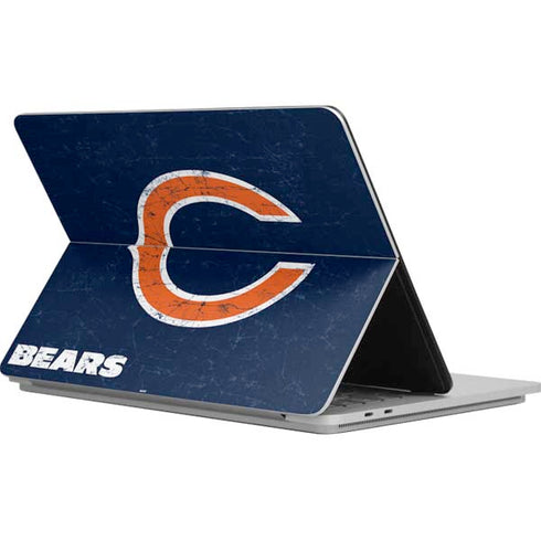 NFL Chicago Bears Distressed Surface Laptop Studio Skin