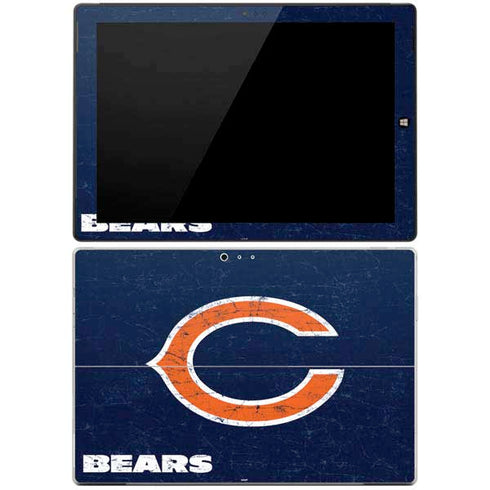 NFL Chicago Bears Distressed Surface Pro 3 Skin