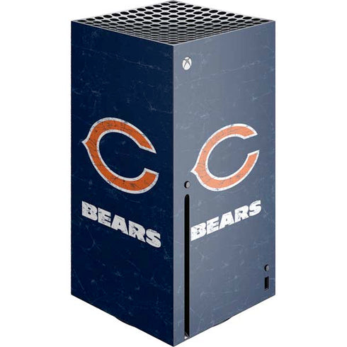 NFL Chicago Bears Distressed Xbox Series X Console Skin