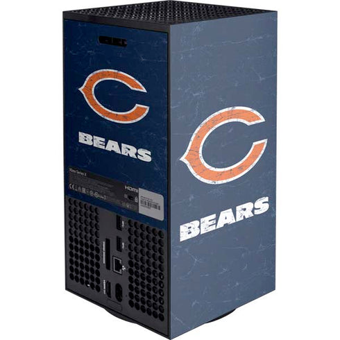 NFL Chicago Bears Distressed Xbox Series X Console Skin