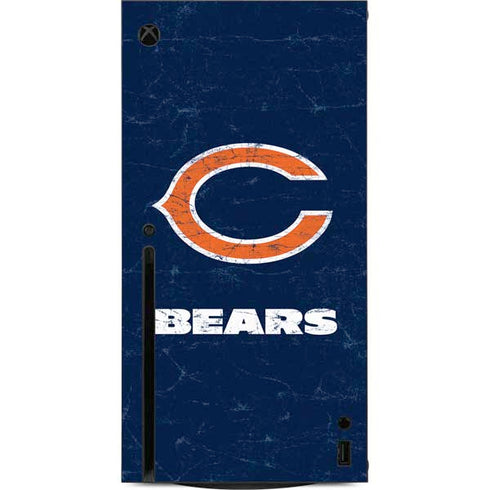 NFL Chicago Bears Distressed Xbox Series X Console Skin