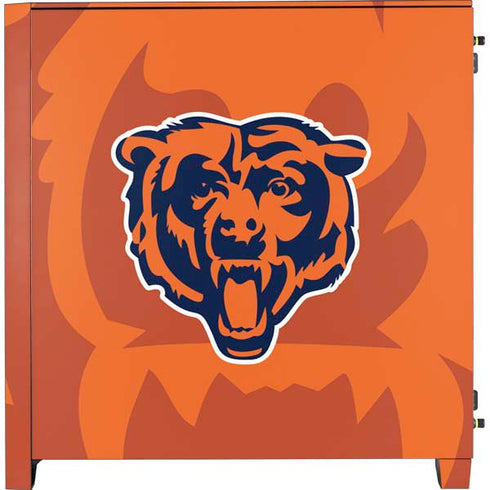 NFL Chicago Bears Double Vision Corsair 4000D Tempered Glass Mid-Tower ATX Case Skin