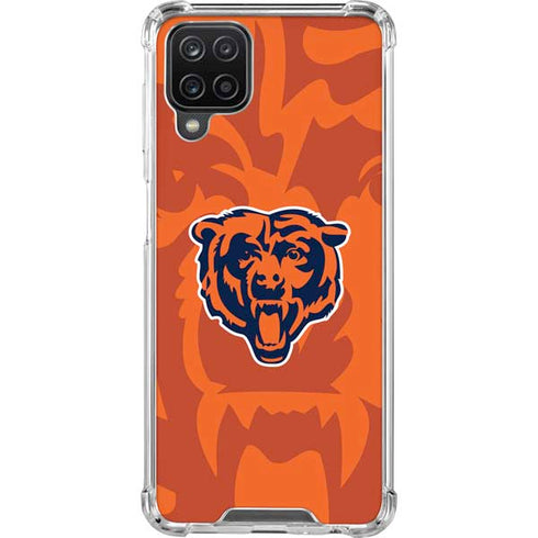 NFL Chicago Bears Double Vision Galaxy A12 Clear Case
