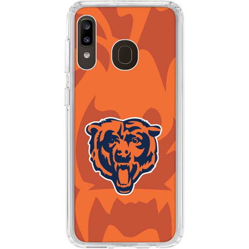 NFL Chicago Bears Double Vision Galaxy A20 Clear Case