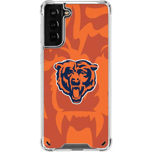 NFL Chicago Bears Double Vision Galaxy S21 Plus 5G Clear Case