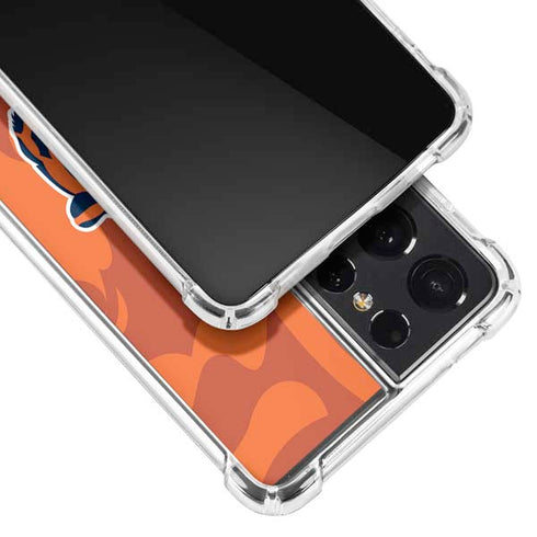 NFL Chicago Bears Double Vision Galaxy S21 Ultra 5G Clear Case
