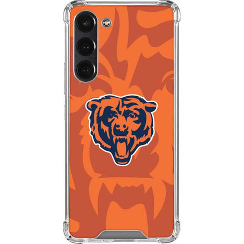 NFL Chicago Bears Double Vision Galaxy S23 Plus Clear Case