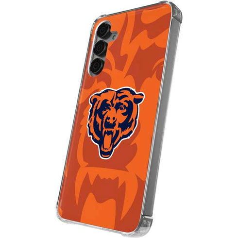 NFL Chicago Bears Double Vision Galaxy S24 Plus Clear Case