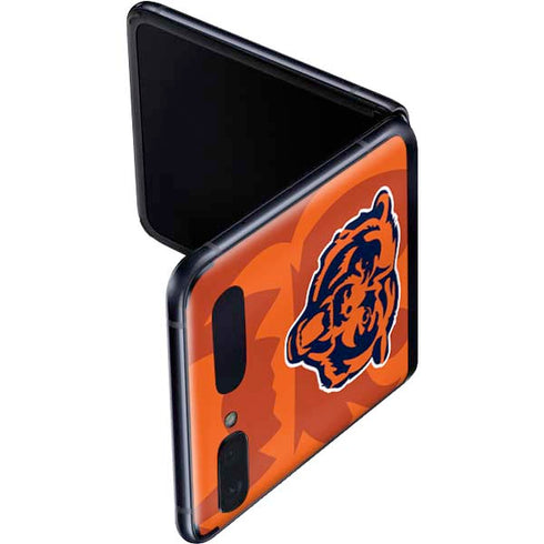 NFL Chicago Bears Double Vision Galaxy Z Flip Skin