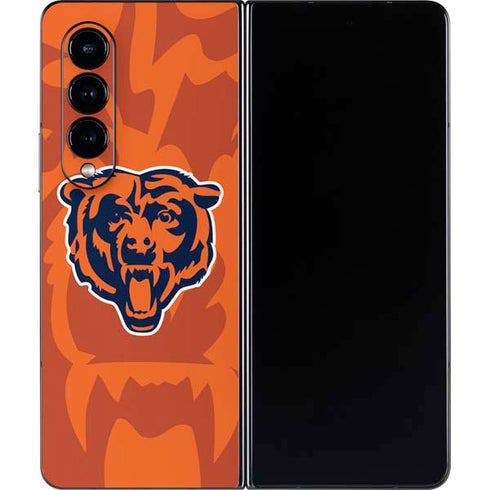 NFL Chicago Bears Double Vision Galaxy Z Fold4 5G Skin