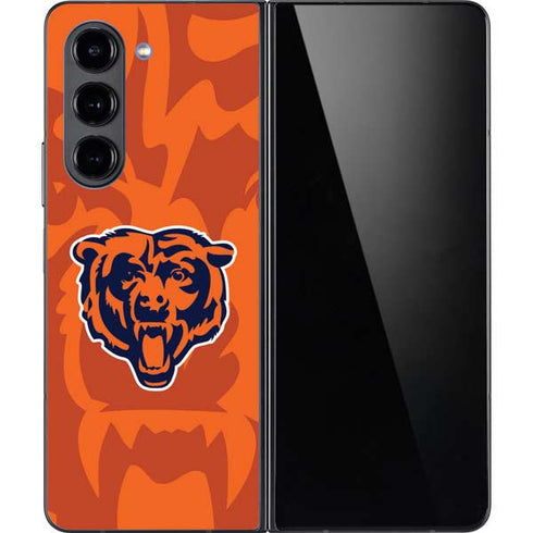 NFL Chicago Bears Double Vision Galaxy Z Fold5 5G Skin