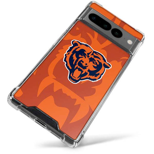 NFL Chicago Bears Double Vision Google Pixel 7 Pro Clear Case