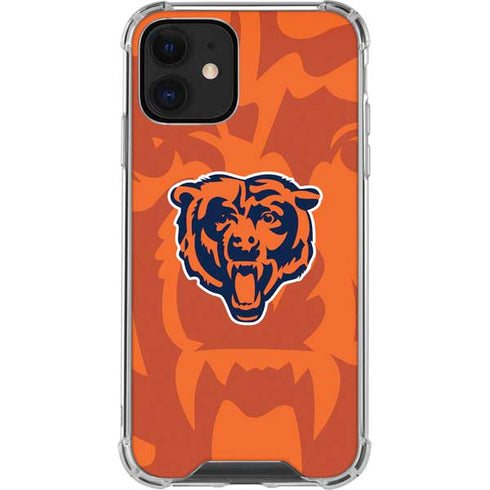 NFL Chicago Bears Double Vision iPhone 12 Mini Clear Case