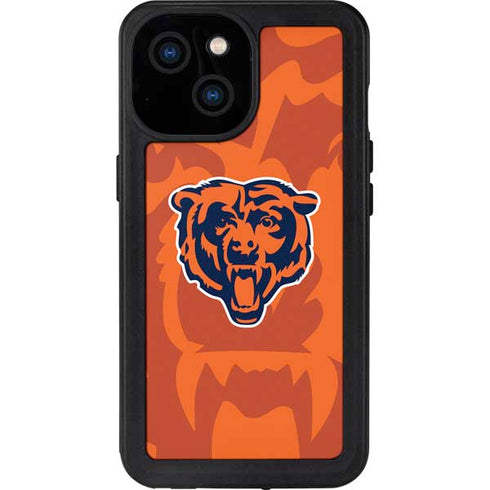 NFL Chicago Bears Double Vision iPhone 13 Mini Waterproof Case