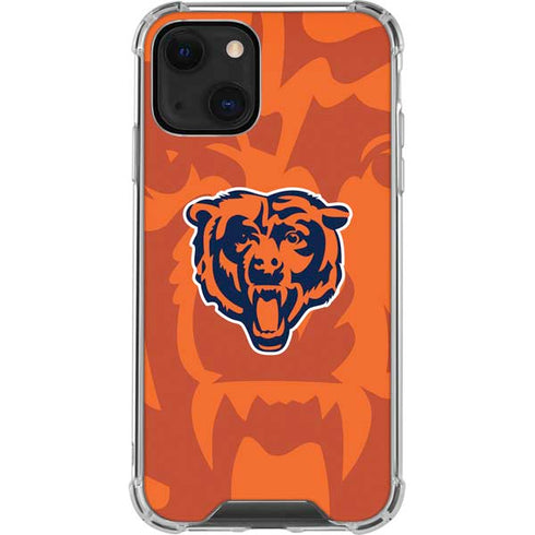 NFL Chicago Bears Double Vision iPhone 14 Clear Case
