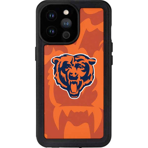NFL Chicago Bears Double Vision iPhone 14 Pro Max Waterproof Case