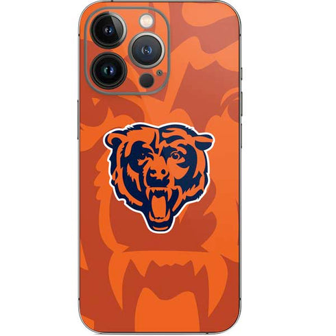 NFL Chicago Bears Double Vision iPhone 15 Pro Skin
