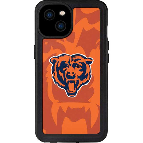 NFL Chicago Bears Double Vision iPhone 15 Plus Waterproof Case