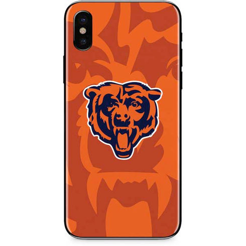 NFL Chicago Bears Double Vision iPhone XS Skin