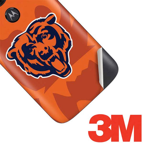 NFL Chicago Bears Double Vision Moto E5 Play Skin