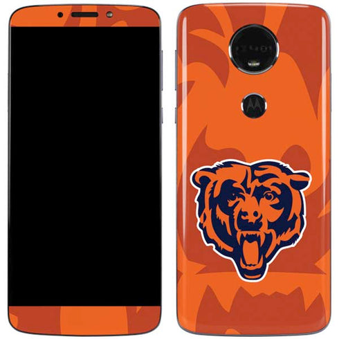 NFL Chicago Bears Double Vision Moto E5 Plus Skin