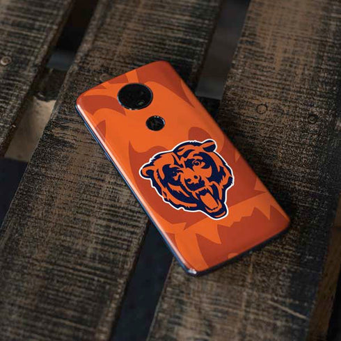 NFL Chicago Bears Double Vision Moto E5 Plus Skin