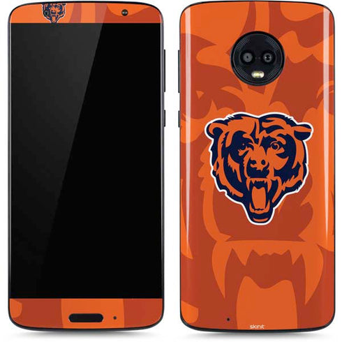 NFL Chicago Bears Double Vision Moto G6 Skin
