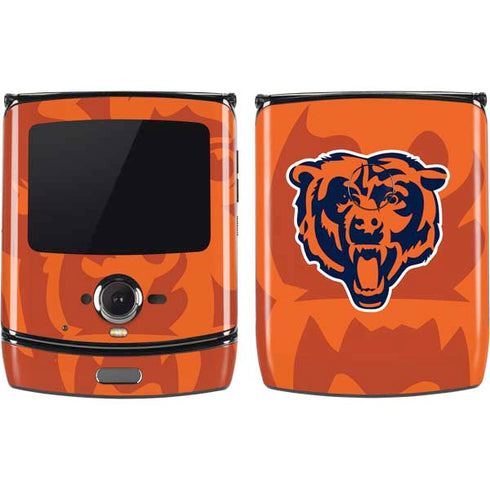 NFL Chicago Bears Double Vision Motorola RAZR Skin