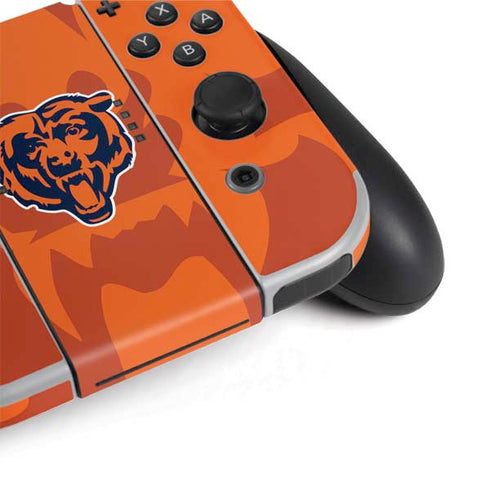 NFL Chicago Bears Double Vision Nintendo Switch OLED (2021) Skin