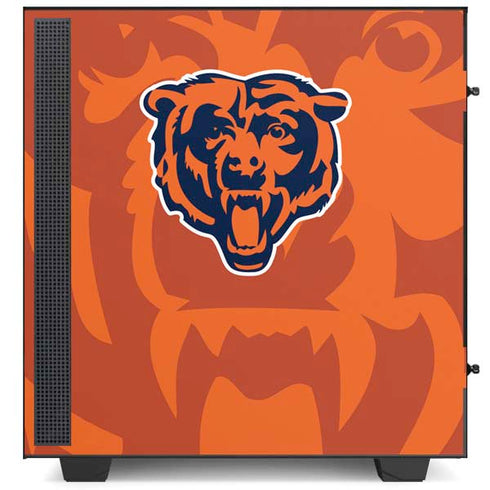 NFL Chicago Bears Double Vision NZXT H510 Compact ATX Mid-Tower Case Skin
