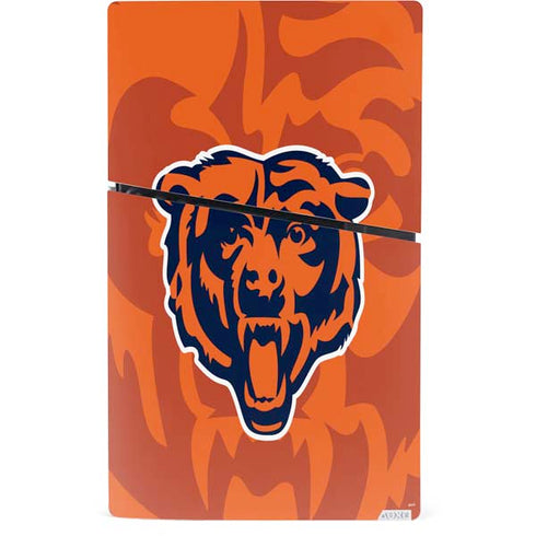 NFL Chicago Bears Double Vision PS5 Slim Digital Edition Console Skin